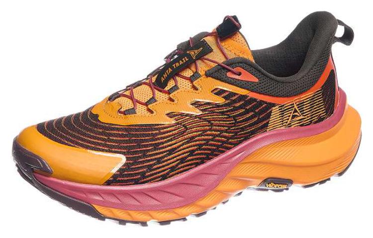 Buy 安踏跑鞋“橙黑粉” 112345586-4