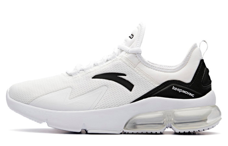 Anta Half Cushion Running Shoes 'White Black'