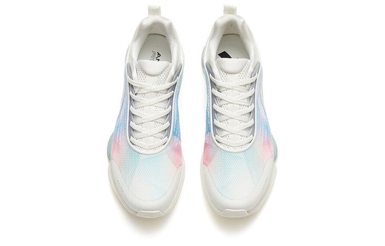 Lookbook Anta安踏 輕便回彈 低筒 跑步鞋 男款 藍粉