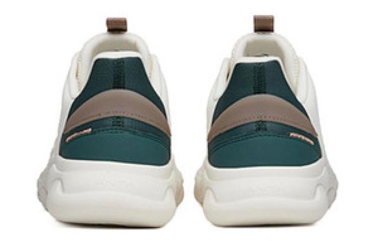 Shop Anta Running Series Sneakers 'White Green Tan' 112145530R-3