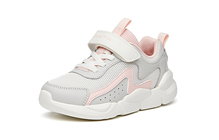 Anta Running Shoes 'White Pink Grey' 圖 2