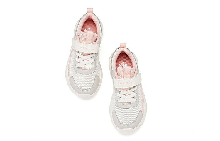 Anta Running Shoes 'White Pink Grey' 圖 3