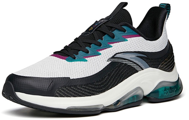 Anta Running Shoes 'Black White Green' 112145502-1 Lookbook Anta Running Shoes 'Black White Green' 112145502-1