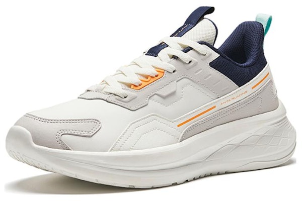 安踏舒適百搭防滑耐磨低幫跑步鞋男款 白色 Order 安踏舒適百搭防滑耐磨低幫跑步鞋男款 白色