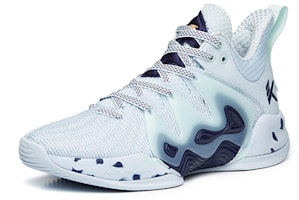 安踏見山1耐磨防滑低幫實戰籃球鞋 男款 灰藍 Lookbook 安踏見山1耐磨防滑低幫實戰籃球鞋 男款 灰藍