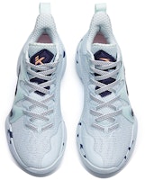 安踏見山1耐磨防滑低幫實戰籃球鞋 男款 灰藍 Shop 安踏見山1耐磨防滑低幫實戰籃球鞋 男款 灰藍