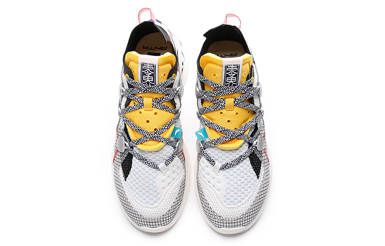 Anta SEED 'Zero Bound Breeze' Low Top Running Shoes 'White Black Green' 圖 3