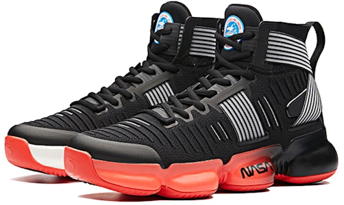 Anta安踏 SEEED籽計劃 探域 NASA60th紀念款 氣墊高筒籃球鞋 黑紅 Order Anta安踏 SEEED籽計劃 探域 NASA60th紀念款 氣墊高筒籃球鞋 黑紅