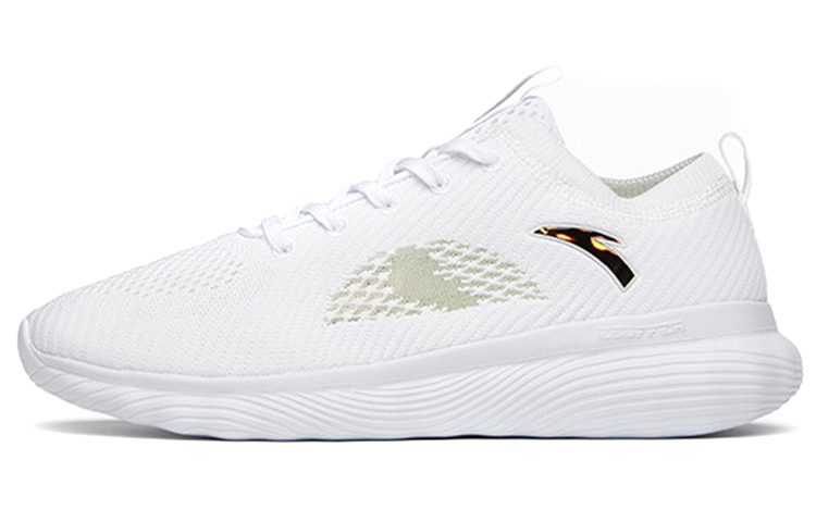 Anta Shock-Absorbing Breathable Low-Top Running Shoe 'Anta White' 112027710-1