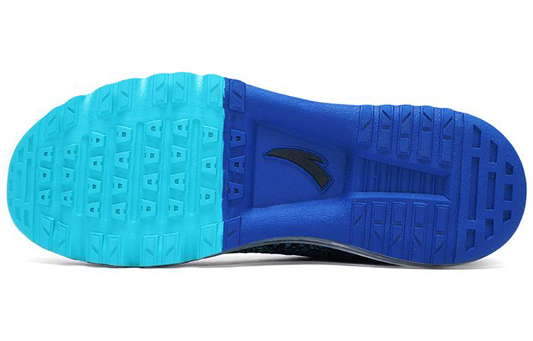 Shop Anta Shock-Absorbing Breathable Low-Top Running Shoe 'Blue' 91645502-1