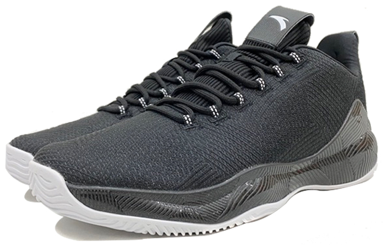 Lookbook Anta Shock-Absorbing Low-Top Basketball 'Black' 11911188-2