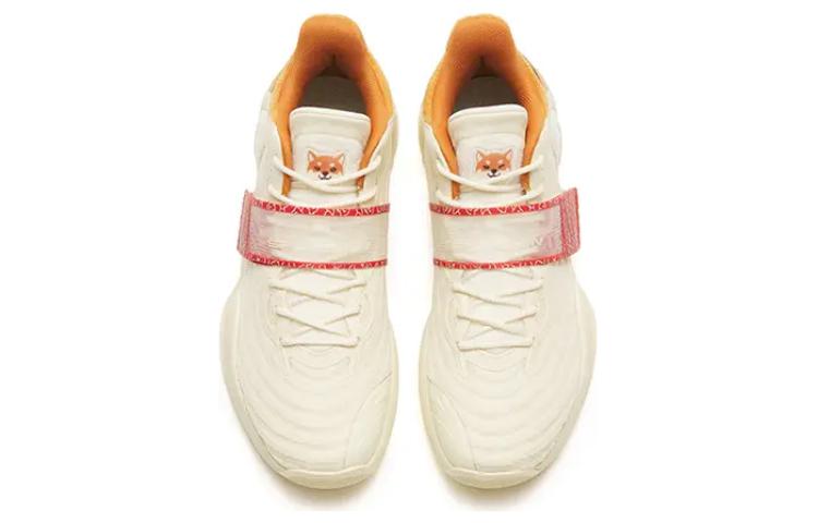 Shop Anta Kasut Bola Keranjang Rendah Penyerap Hentakan 'Beige Putih Muda' 11241109-4