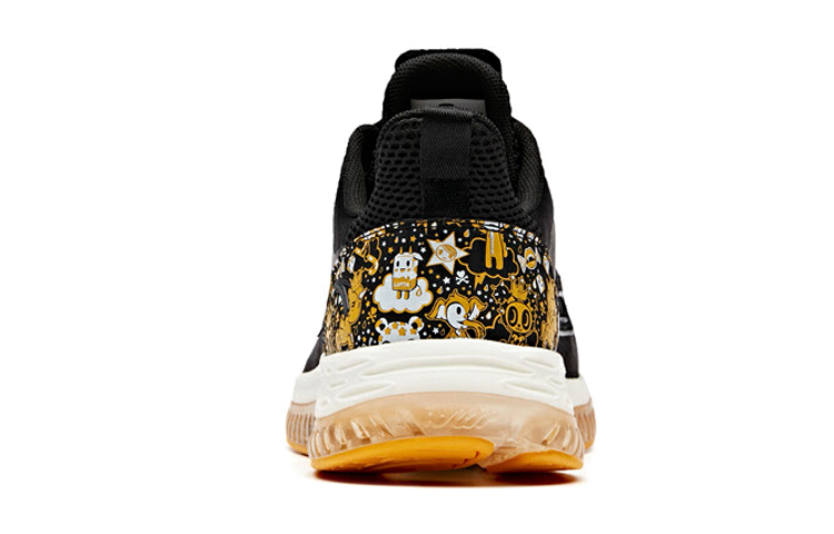 Shop Anta Shock-Absorbing Low 'Black Yellow' 11935501-6
