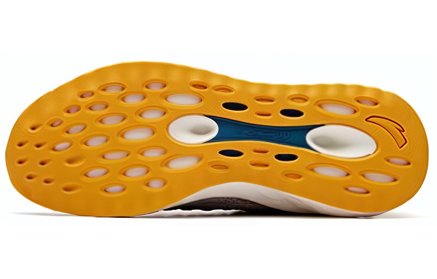 Details for Chaussures de course Anta amorti tissé ''Jaune Gris'' 11915588-5