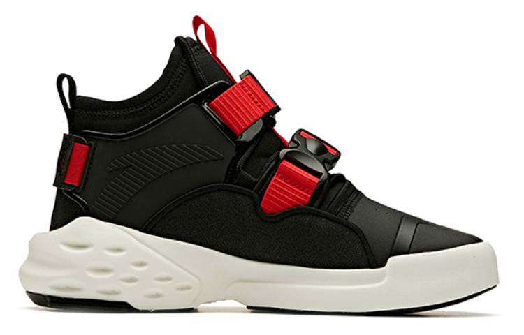 Order Sneakers Tinggi Anta Anti-Selip Tahan Aus 'Putih Hitam Merah' 11948080-4