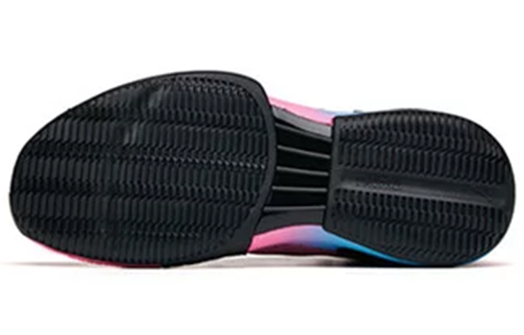 Details for 安踏 冲击3 防滑耐磨 高筒籃球鞋 黑粉藍