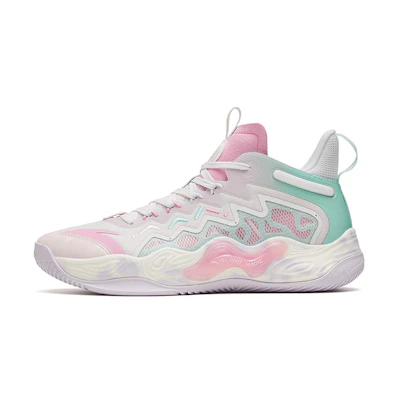 Anta Magic Cement Bubble Outfield Basketball Shoes 'White Pink'