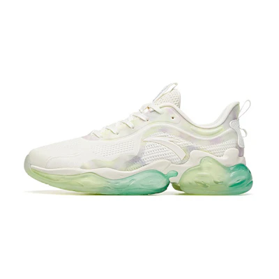 Anta Shock-Absorbing Low Running Shoes 'White Green'