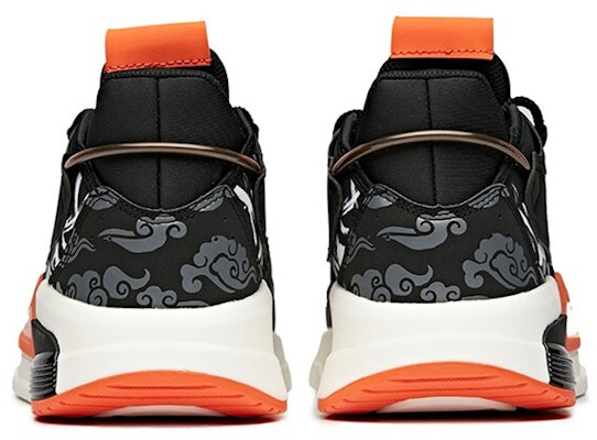 Anta Shock-Absorbing Low-Top Sneakers 'Black White Orange' 112048808-1 Shop Anta Shock-Absorbing Low-Top Sneakers 'Black White Orange' 112048808-1