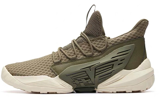 Anta Shock-Absorbing Mid Basketball Shoe 'Khaki Green' 91911123-3 Buy Anta Shock-Absorbing Mid Basketball Shoe 'Khaki Green' 91911123-3
