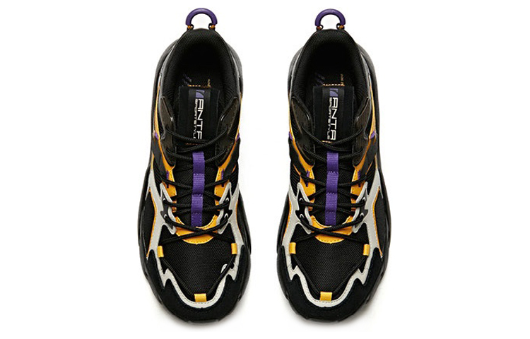 Shop Zapatillas Anta Running 'Negro Gris Naranja' 91945535-3