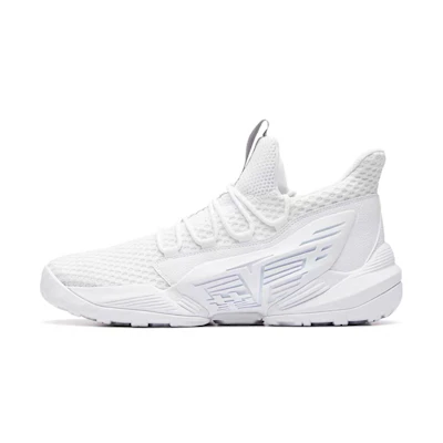 Anta Shock-Absorbing Non-Slip Wear-Resistant Low Retro Casual 'White Grey'