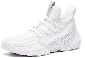 安踏减震防滑耐磨白灰复古休闲鞋 91911123-1 Lookbook 安踏减震防滑耐磨白灰复古休闲鞋 91911123-1