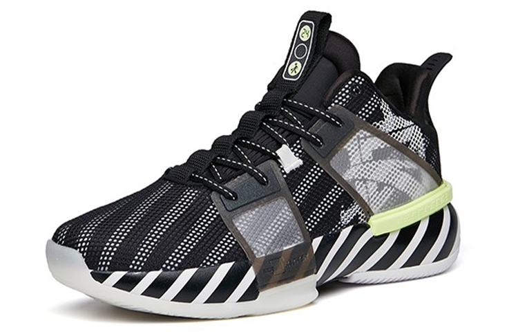 Lookbook 安踏KT震惊5影响1.0篮球鞋‘黑白’ 112131605-5