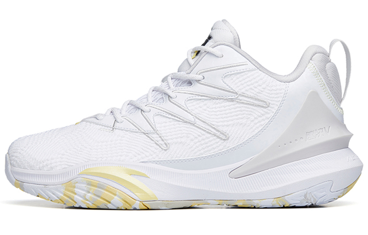 Anta Speed 5 Casual Basketball Shoes 'White Yellow' 112221625S-2