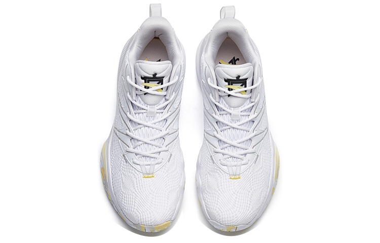 Anta Speed 5 Casual Basketball Shoes 'White Yellow' 圖 3