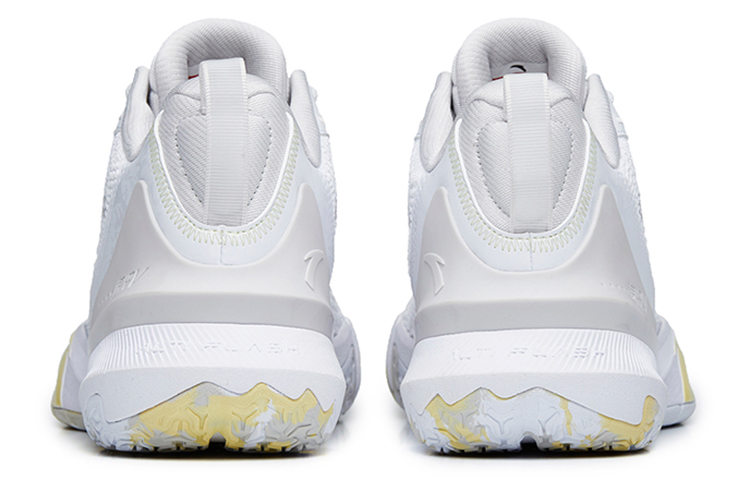 Anta Speed 5 Casual Basketball Shoes 'White Yellow' 圖 4