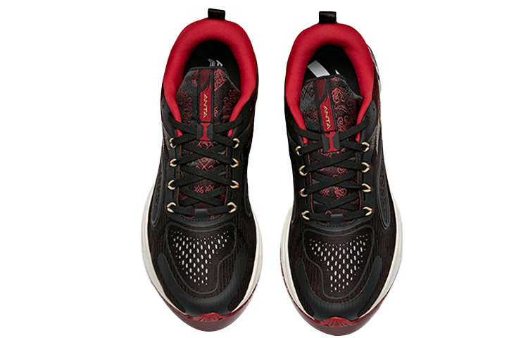 Shop Anta Shock The Game 1.0 Low 'Big Data Black Red' 112115586-10