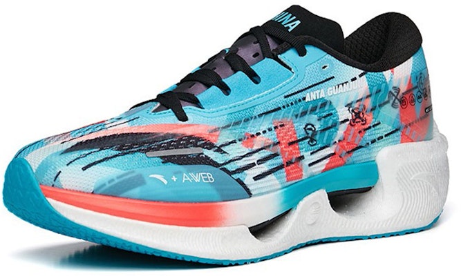 Anta安踏 驚濤 1 氮科技 長距離 防滑耐磨 低筒 跑步鞋 男款 藍黑紅 Order Anta安踏 驚濤 1 氮科技 長距離 防滑耐磨 低筒 跑步鞋 男款 藍黑紅