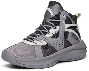 安踏 灰色高帮篮球鞋 Shock The Game 2 112211620S-2 Lookbook 安踏 灰色高帮篮球鞋 Shock The Game 2 112211620S-2