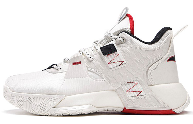 Anta Shock The Game 2 Low 'White Red' 112141606-8