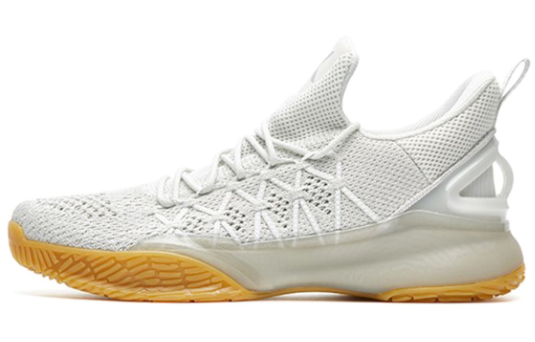 Anta Shock The Game 3 Low 'White Grey' 11821166-6