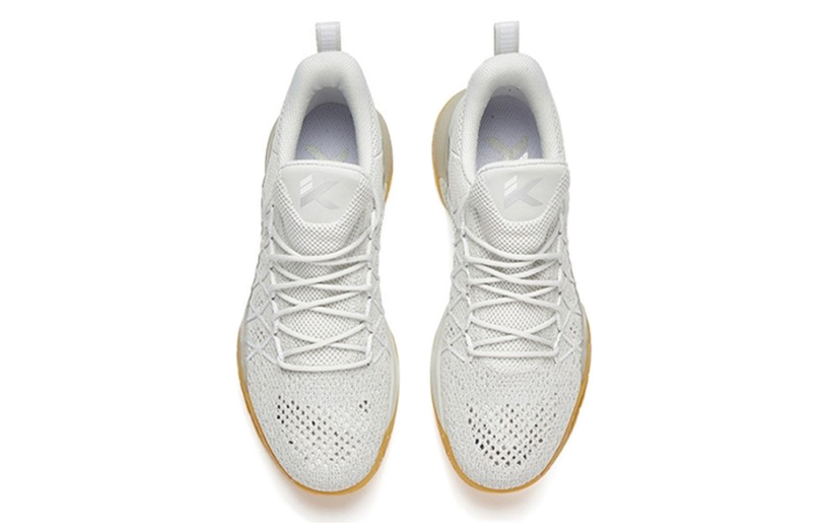 Lookbook Anta Shock The Game 3 Low 'White Grey' 11821166-6