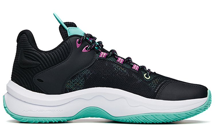 Order 安踏 熱浪3 減震防滑耐磨 中幫 籃球鞋 黑綠