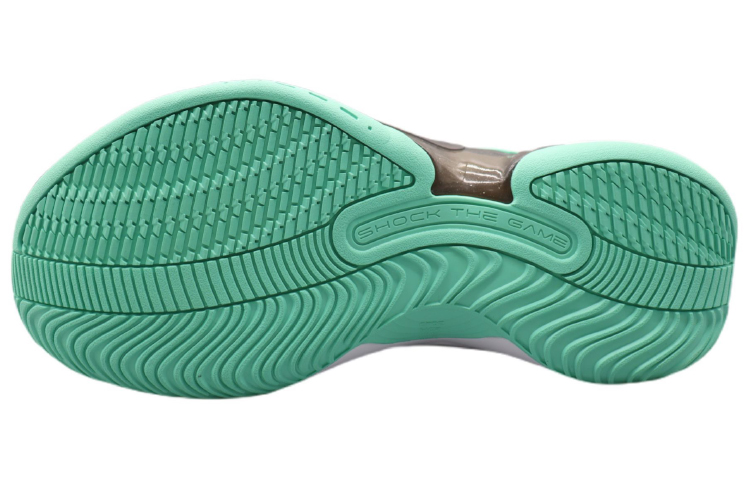 Details for 安踏 熱浪3 減震防滑耐磨 中幫 籃球鞋 黑綠