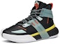 Lookbook Anta Shock the Game 4.0 Fleeced High Top 'Hitam Hijau Oren' 112041650-2