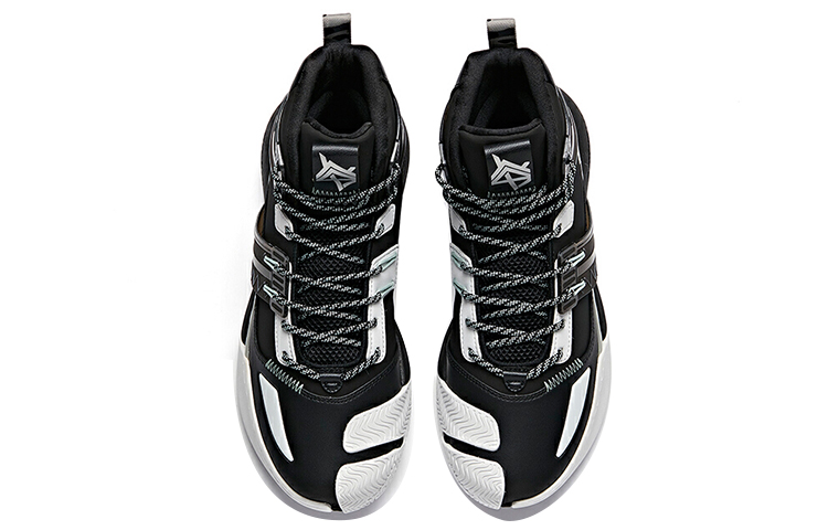Lookbook Anta Shock The Game 4 High 'Negro' 112041605-9