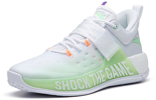 Anta Shock The Game 4 Low 'Putih Hijau' 112231608-1 Lookbook Anta Shock The Game 4 Low 'Putih Hijau' 112231608-1