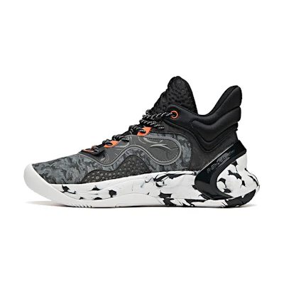 Anta Shock The Game 4 Low Black Grey White 'Cement Killer'