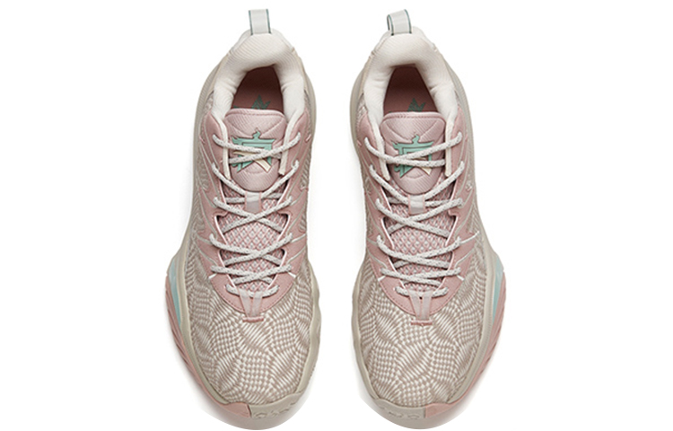 Shop 安踏决速5.0灰粉色运动鞋 112141605-6