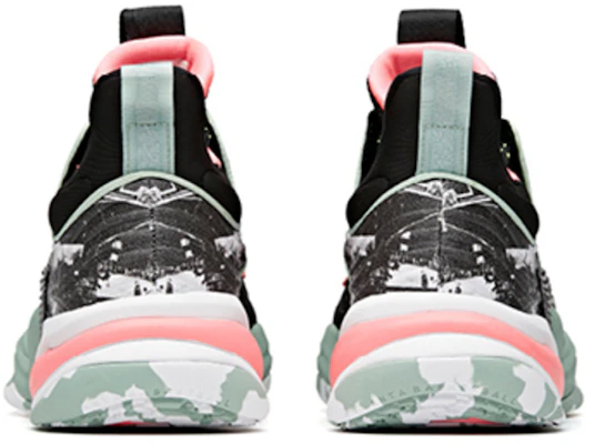 Anta Shock The Game 'Negro Rosa Verde' 112031105-1 Shop Anta Shock The Game 'Negro Rosa Verde' 112031105-1