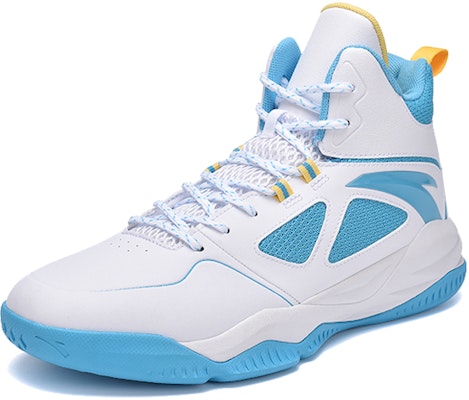 Anta Shock the Game Tinggi 'Putih Biru Kuning' Sneakers Olahraga 112141649S-4 Lookbook Anta Shock the Game Tinggi 'Putih Biru Kuning' Sneakers Olahraga 112141649S-4