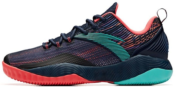 安踏 Shock The Game 減震防滑 低幫 復古籃球鞋 男款 黑藍綠 Buy 安踏 Shock The Game 減震防滑 低幫 復古籃球鞋 男款 黑藍綠