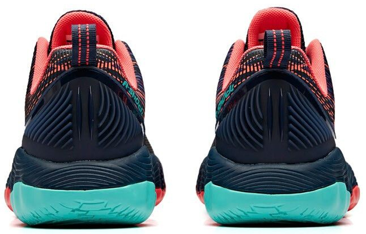 Shop Anta Shock The Game Low 'Black Blue Green' 11931612-3