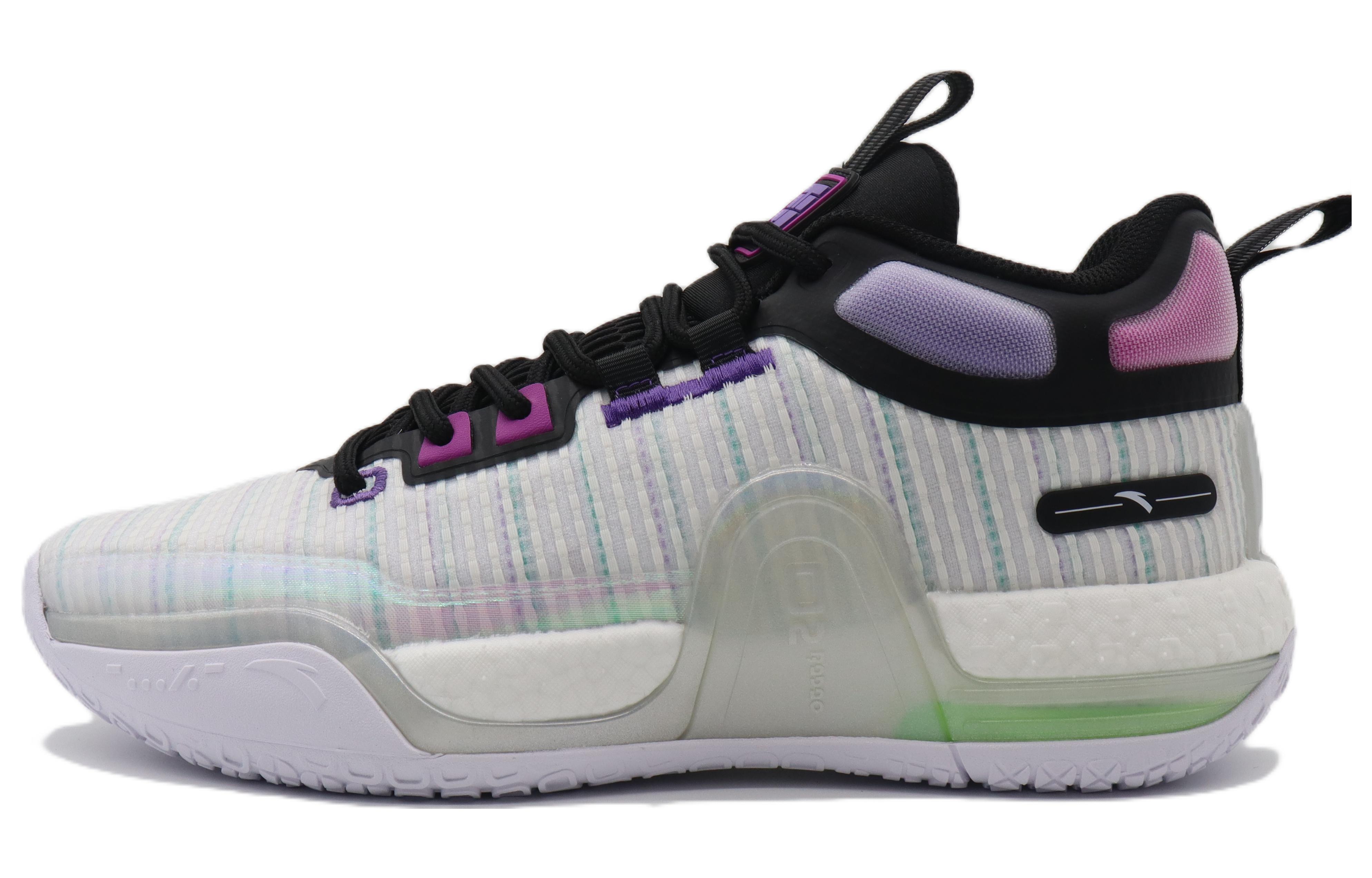 Anta Shock The Rule High 'White Black Purple' 112241112-1