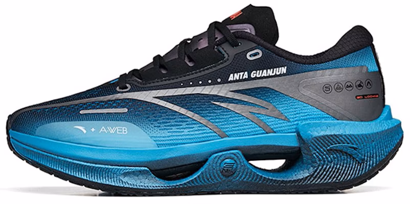 Anta安踏 駭浪 1 氮科技 專業長距離 耐磨減震防滑 低幫 跑步鞋 黑藍銀 Buy Anta安踏 駭浪 1 氮科技 專業長距離 耐磨減震防滑 低幫 跑步鞋 黑藍銀